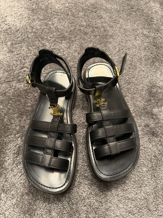 Дамски  черни сандали Celine