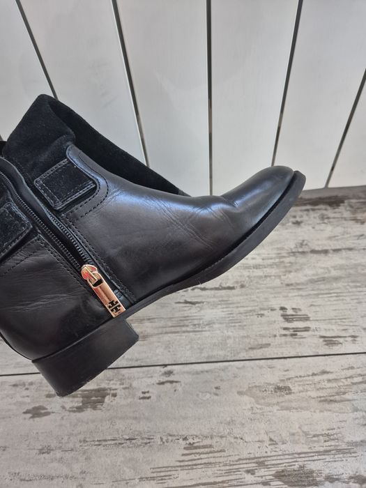 Ботуши TORY BURCH 36 н.  TENLEY Black Leather 3