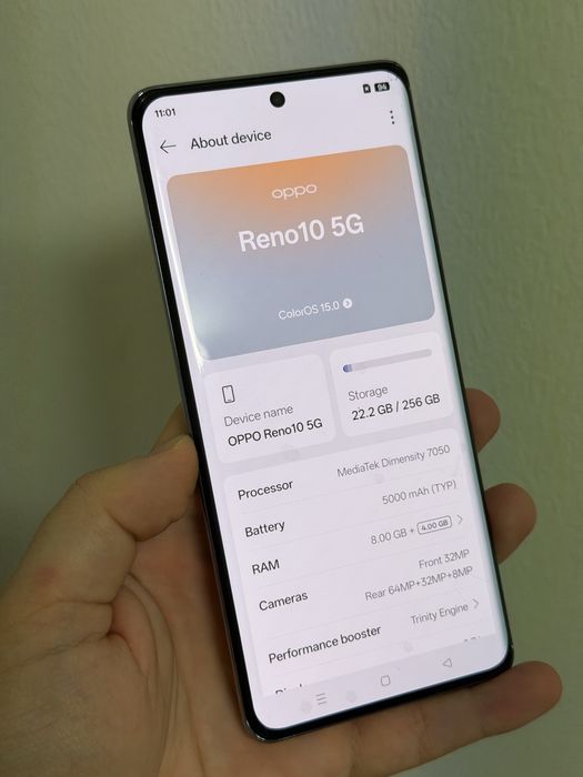 Oppo Reno 10 5G Silvery Grey 8/256GB