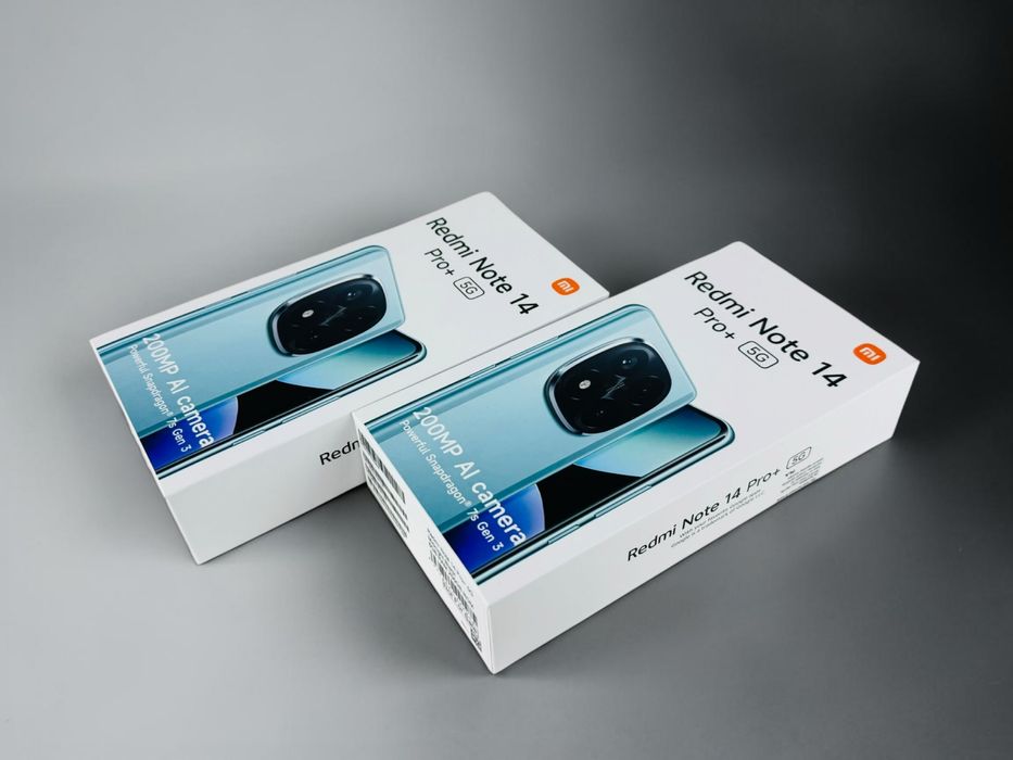 НОВ! Xiaomi Redmi Note 14 Pro+ 5G 256GB 8RAM Midnight Black 2г. Гаранция!