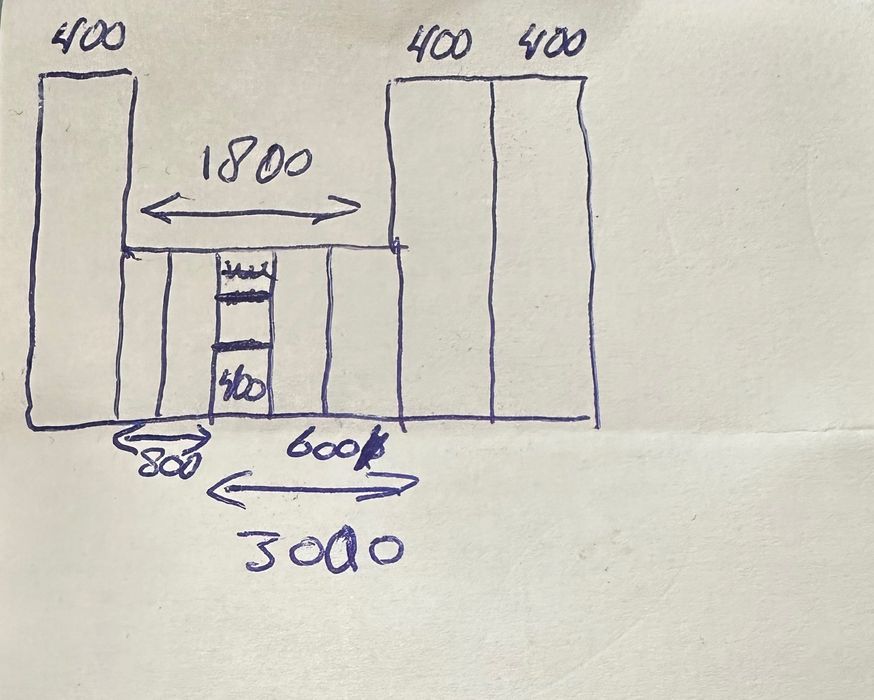 Модулна кухня в бяло