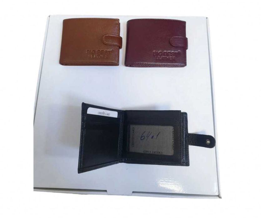 К.Портфейл "Big Bear " с класически дизайн и практични отделения