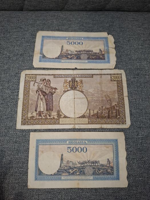 3 bancnote interbelice