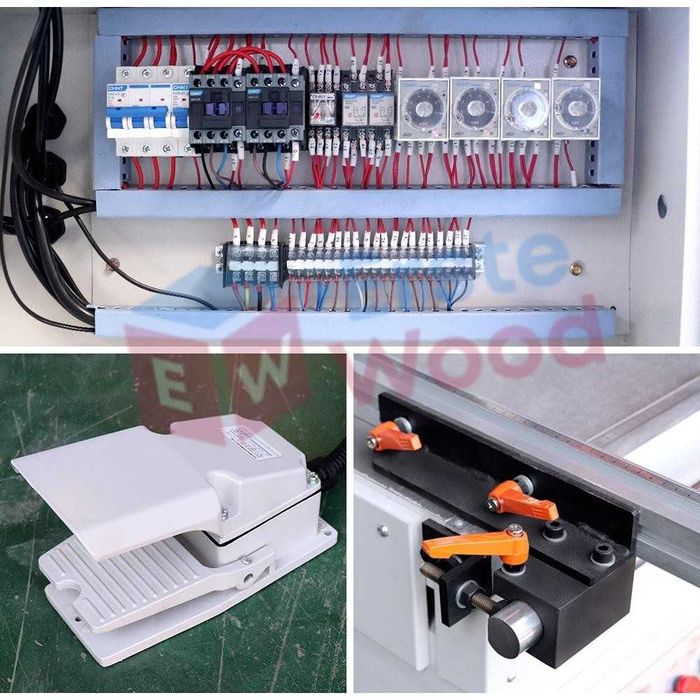 Masina de gaurit multiplu cu doua grupuri gaurire EW-732