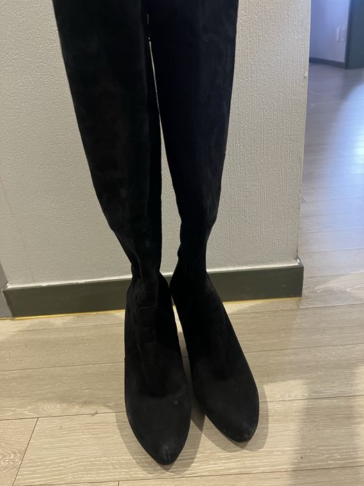 Сапоги замша еврозима