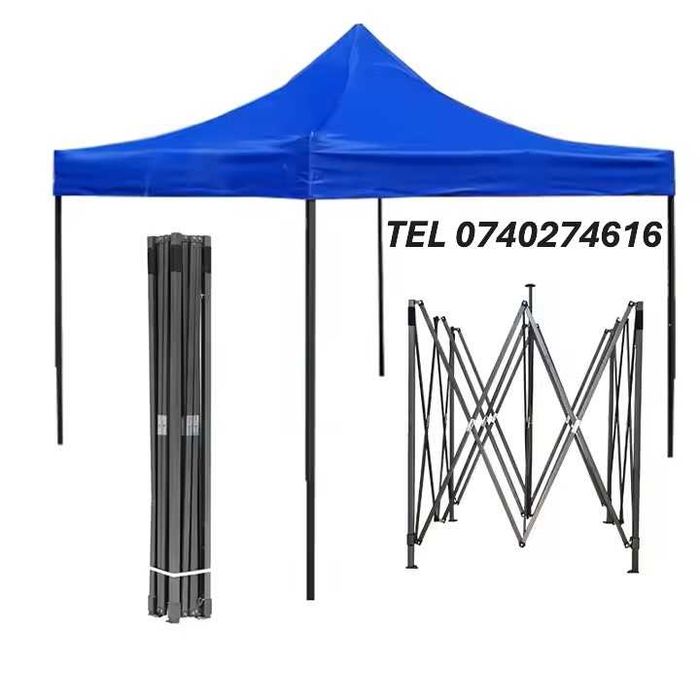 Pavilion cort foisor pliabil 3m x 3m piata targ Factura ~~190 lei