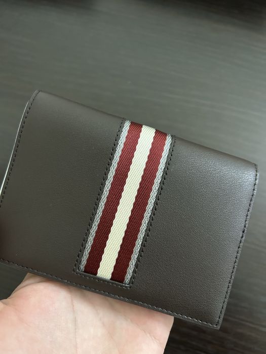 Vand portofel de lux Bally Switzerland, full grain leather, maro