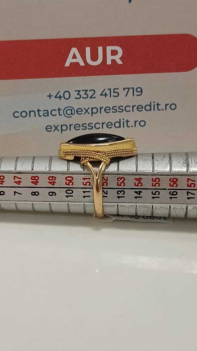 (Ag24) Inel aur 14K 3.18gr B45408.2 Garantie 2 ani!