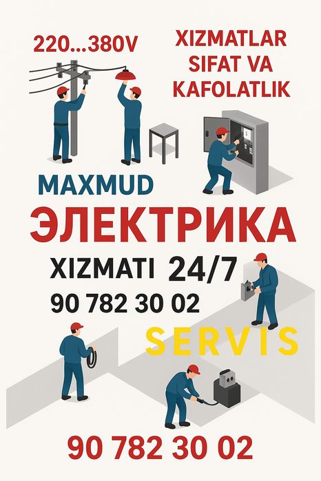 Avto zaryadnik oʻrnatish.Fargona.