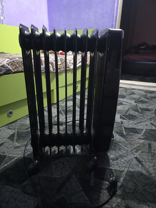 Vând calorifer electric pe ulei Hainner 2 trepte 9 Elemenți cu termost