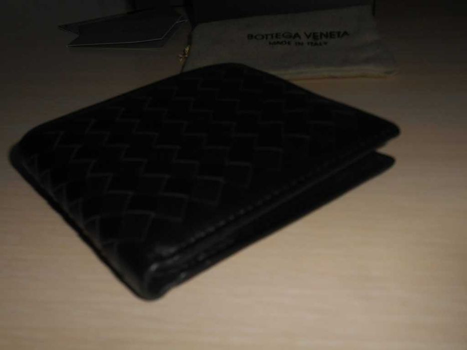 Мъжки портфейл Bottega Veneta естествена кожа