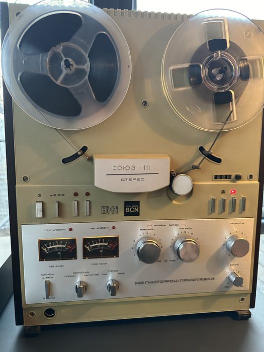 Катушечный магнитофон СОЮЗ 111 стерео