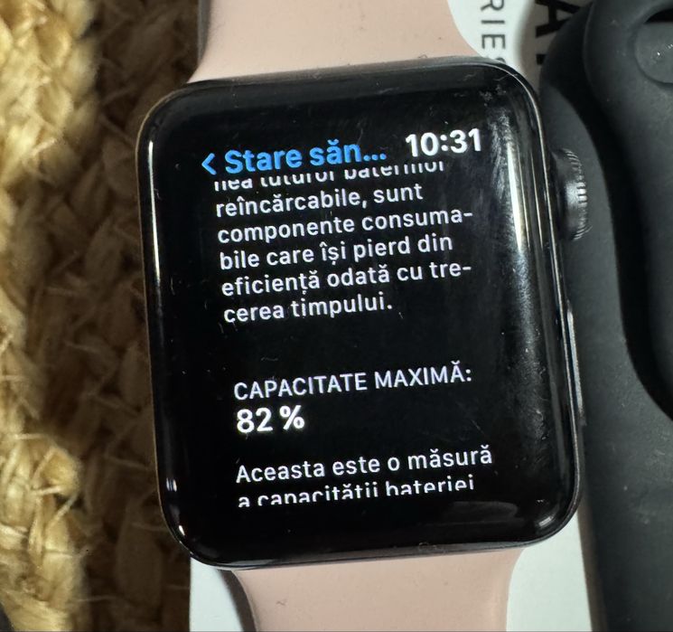 Apple Watch Series 3 38mm Space Gray Aluminum
