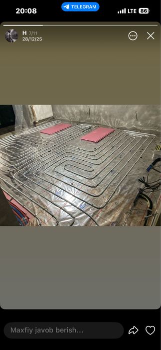 Ustanovka ,ataplenie santexnika hama ishlari