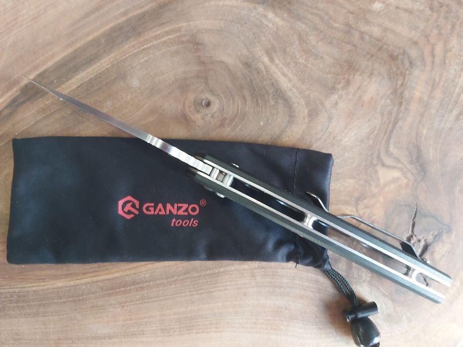 Сгъваем джобен нож GANZO,заключване Axis Lock