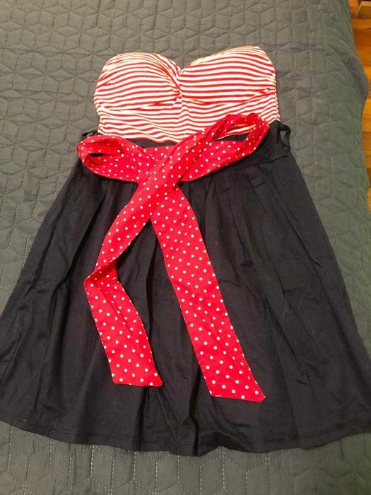 Лятна рокля - размер 34/36- обличана 2-3 пъти.