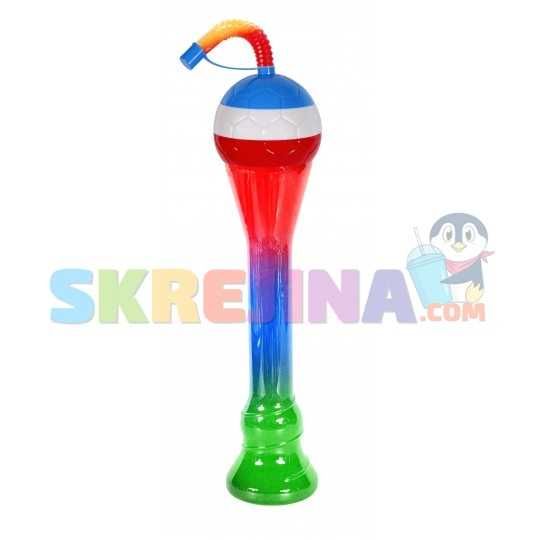 Атрактивни Чаши с Футболна топка За Скрежина, Смути И Фреш 350мл