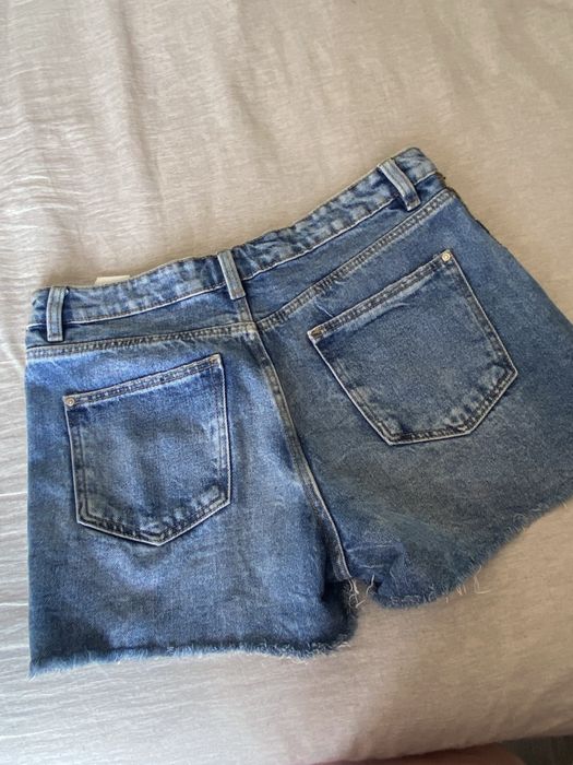 Дънков къс панталон