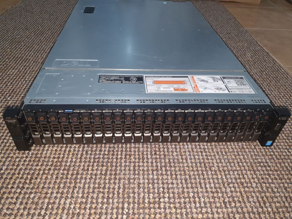 Server Dell R730xd 26x2.5 SAS/SATA+caddy, 2xE5-2680v4, 32GB RAM DDR4