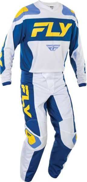 Мотокрос панталон FLY RACING F-16 colour yellow/navy blue/white