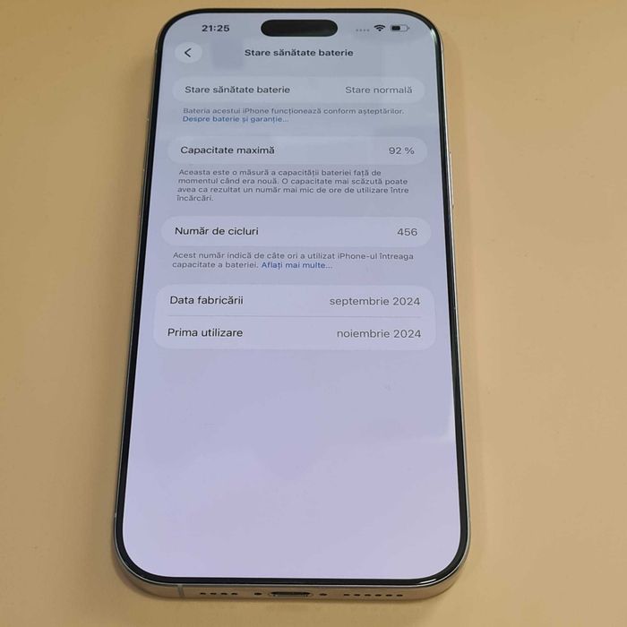 HOPE  AMANET P8  Iphone 16 Pro Max 256 gb  92Baterie