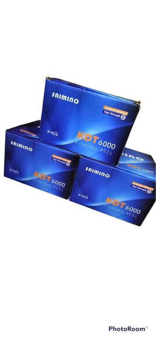 Set 3 Mulinete Saimino KDT6000 9+1 Rulmenti cu BaitRunner