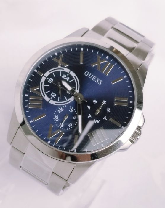 Ceas bărbătesc Guess Orbit W1184G4, cu quartz, data, oțel inoxidabil.