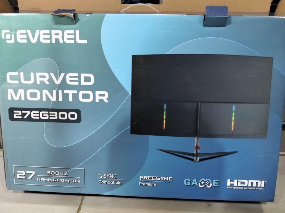 Curved Monitor 27 yangi 300hz