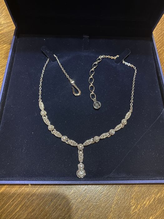 Swarowski сребърно колие