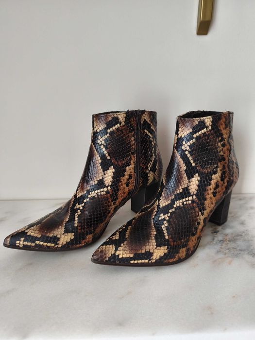 Ботильоны под "питона", размер 37 - 37,5