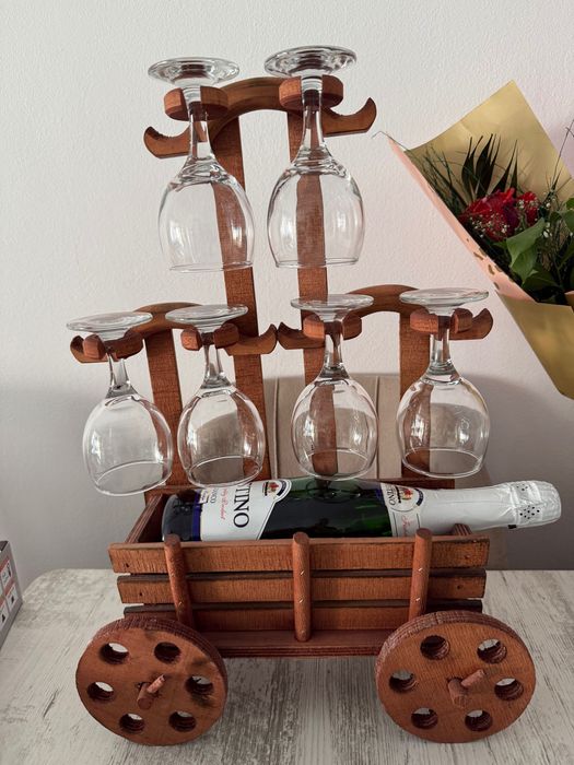 Сувенир бутилка  с 6 чаши