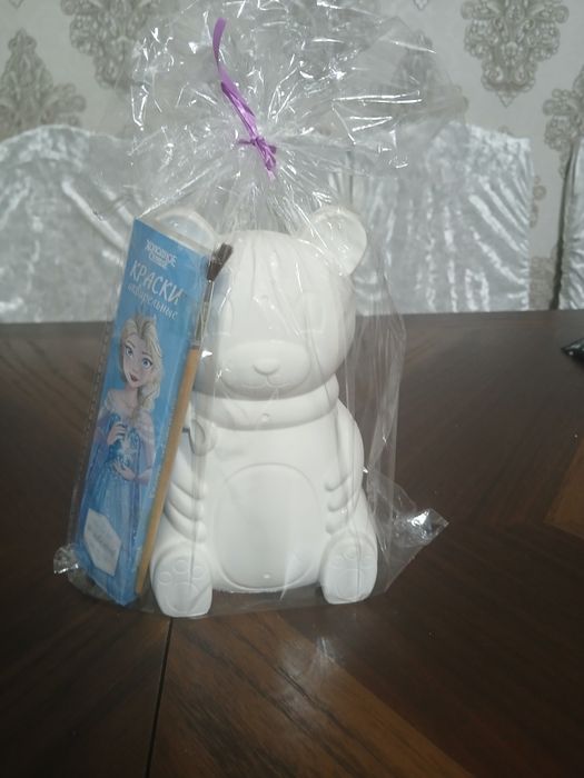 Копилка из гипса