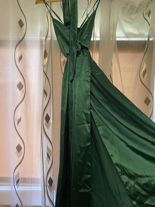Rochie verde lunga