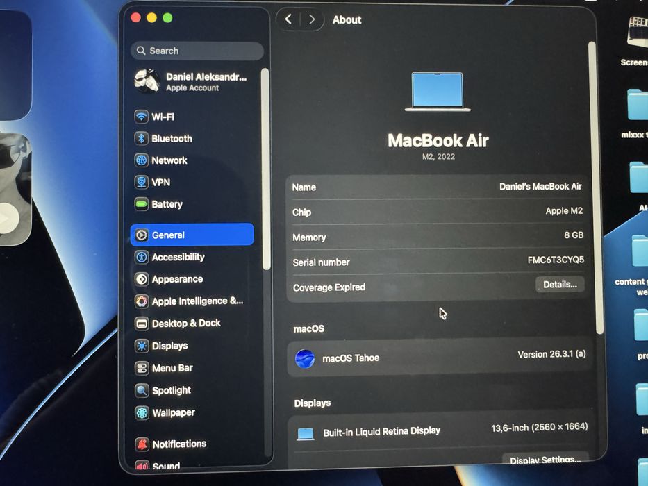 ПЕРФЕКТЕН Macbook Air M2