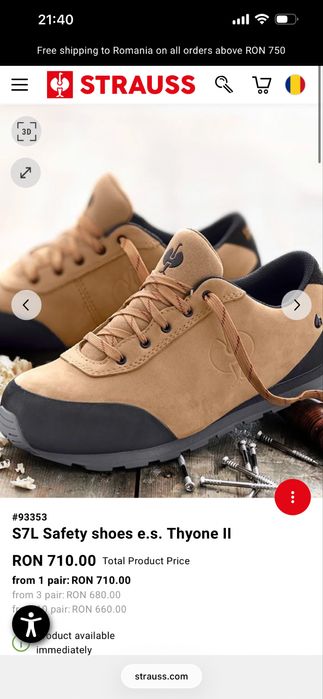 Pantofi de protecție Engelbert Strauss