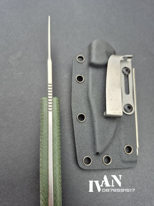 Тактически нож стомана D2 дръжка G10 кания KYDEX
