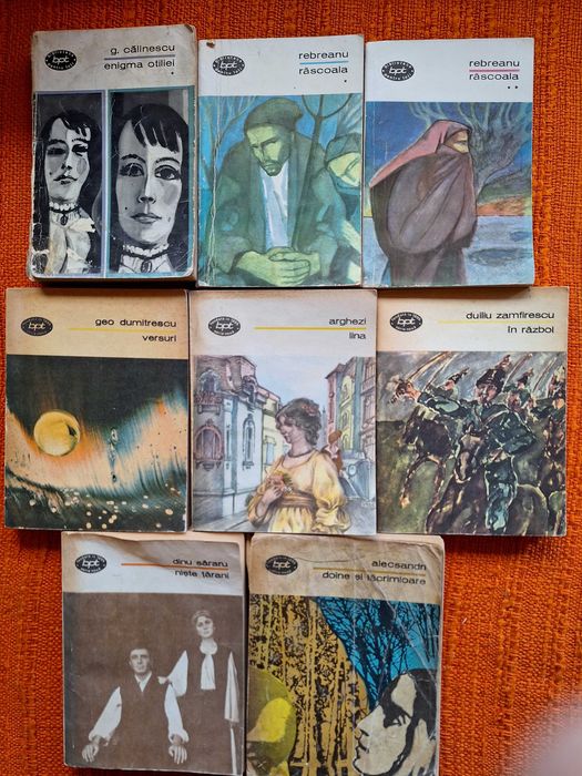 Carti beletristica (vechi) -  Lot 2- 12   (buc = 8)