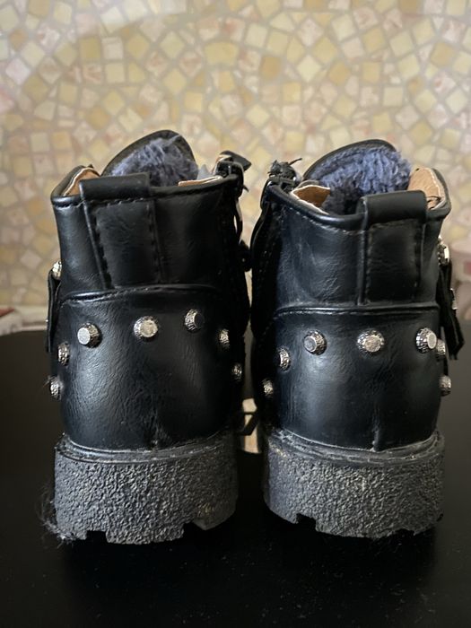 Обувь (ботинки) для мальчика из Германии. (Осень-зима). Тёплые. Кожа.