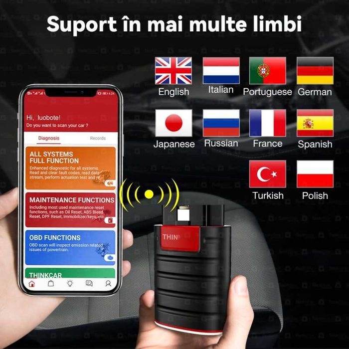 Tester auto Diagnoza auto Profesionala conectare OBD2 LAUNCH ThinkDIAG