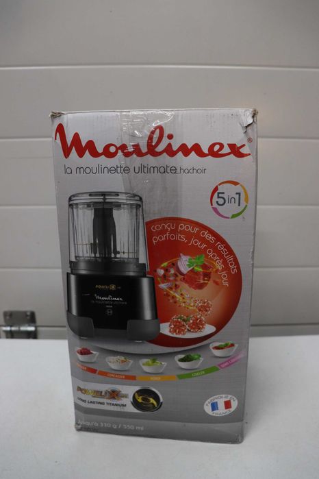 Moulinex DP8108 1000W Електрическа чопър, 2 ножа Powerlife, 350г/550мл