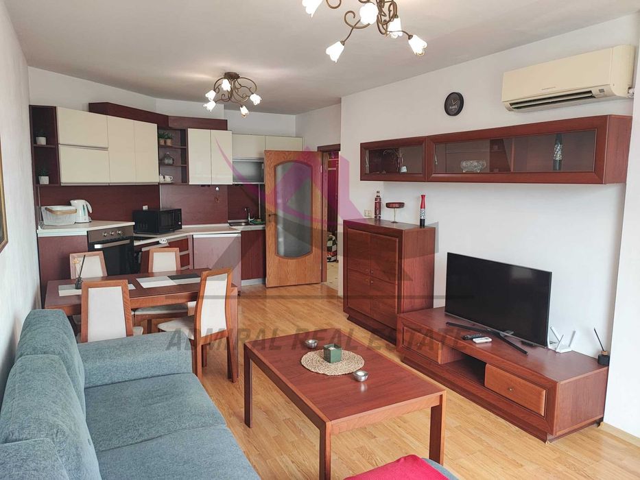 Дава се под наем Двустаен апартамент в Варна, м-т Евксиноград - 65 кв.м за 498.27 € - Снимка #1