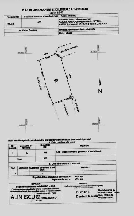 Teren intravilan Dancu