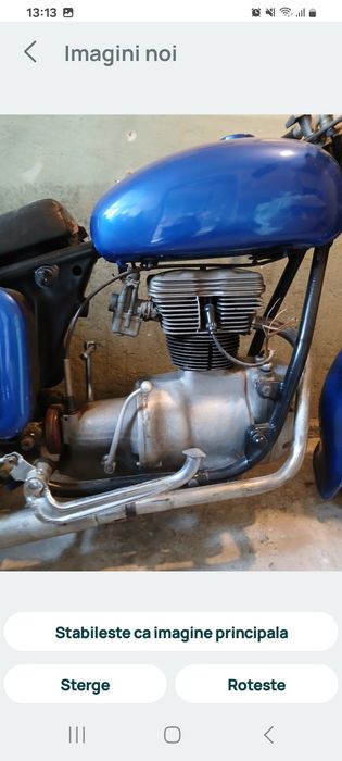 Motocicletă de colecție Simson AWO 425 Sport – 250 cm³ – Proiect retro