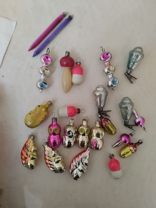 Елочные игрушки СССР.