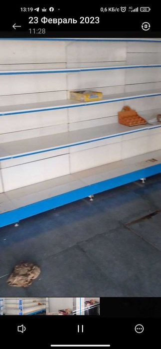 Продаются стеллажи 20 м.