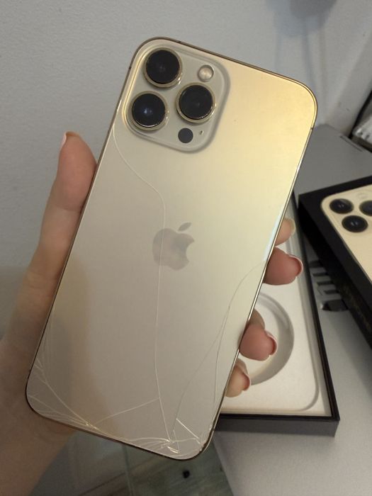 Iphone 13 Pro Max золотой 256гб 77%