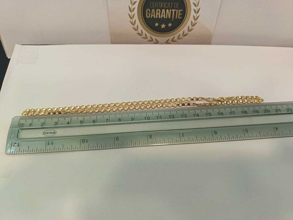 (AG41) Lant aur, 14K b5550 Certificat de garantie