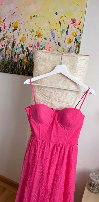 Rochie party tulle Barbie pink - NISSA