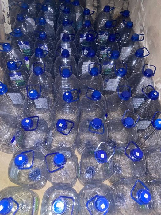 Баклашка, чистые. 10 литр