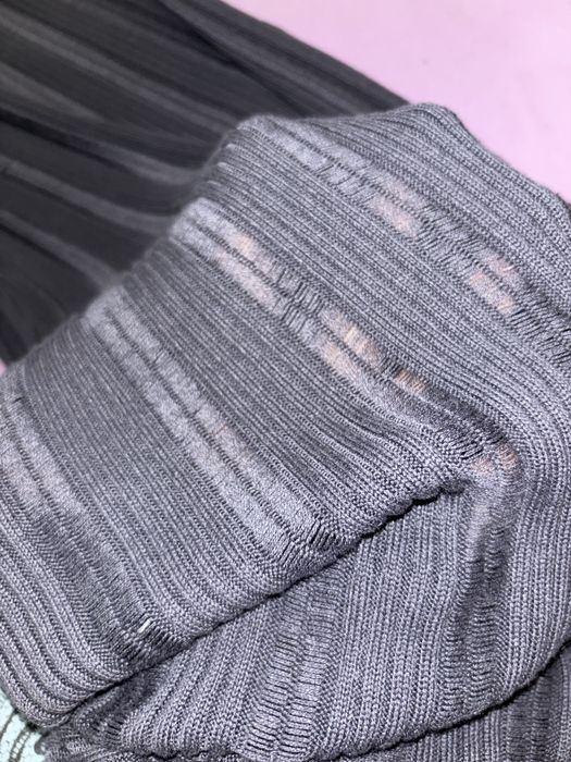 Длинное серое платье